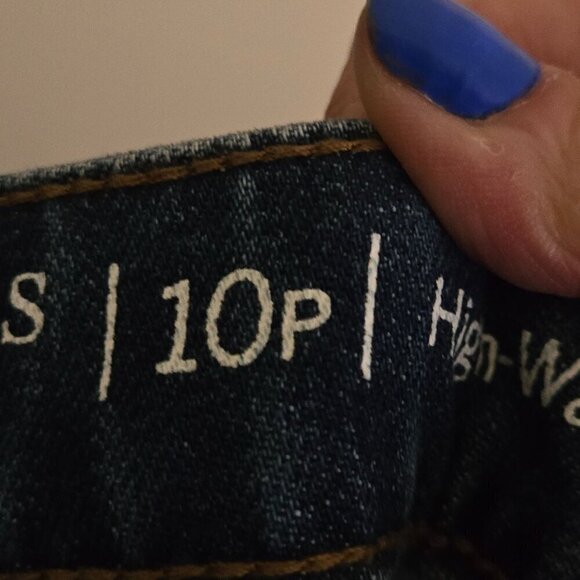 Talbots High Waist Straight Ankle Jeans Size 10p - Picture 4 of 6